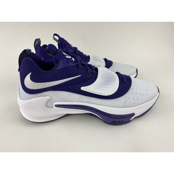 Nike Zoom Freak 3 Purple White Men's Basketball Shoes Sneakers Promo DM7378 501 - Picture 7 of 12